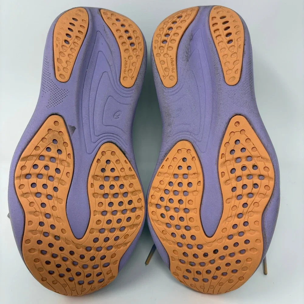 ASICS Gel-Nimbus 25 Size 6.5 Women Grey Purple Orange Running Shoes 1012B356